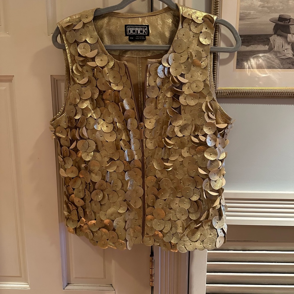 Berek vintage (gold shimmer vest)